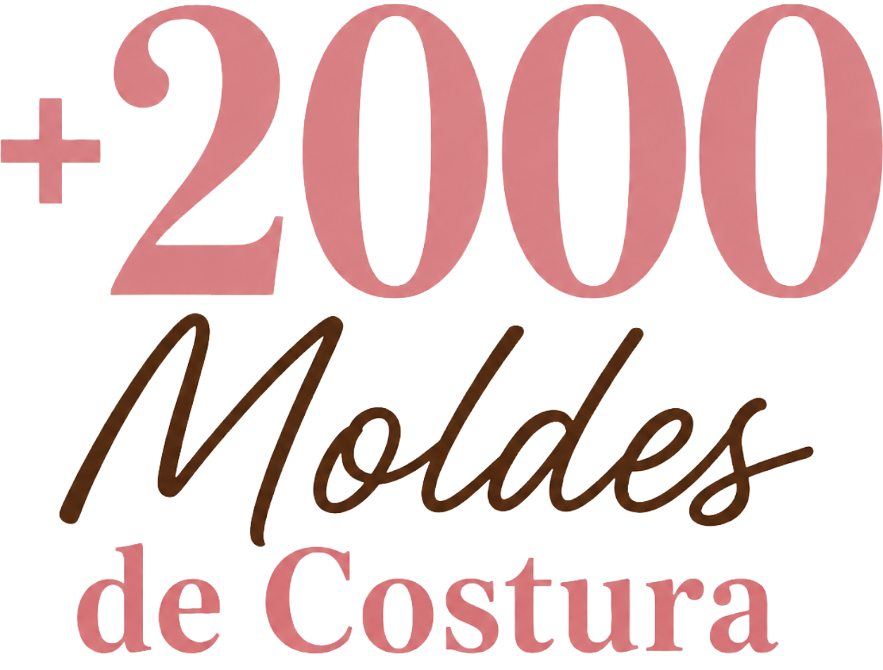 +2000 Moldes de Costura